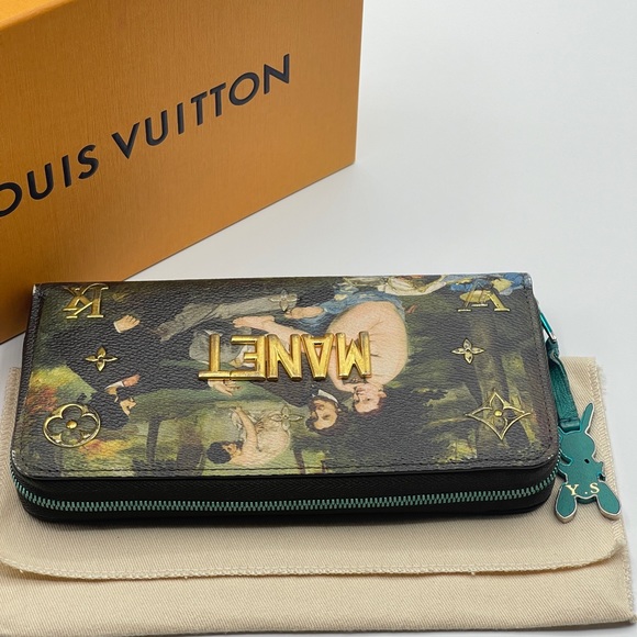 Louis Vuitton x Jeff Koons Masters Collection Manet Limited Edition Zippy Wallet - Picture 10 of 16